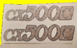 Aufkleber Seitendeckel  CX500C