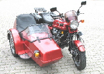 Zum vergr��ern klicken CX500-Gespann vorn