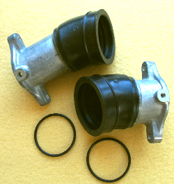 zum Vergr��ern klicken   Ansaugstutzen Isolatoren CX500 und CX500Custom,