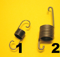CX500 Kettenspannerfeder und Schaltfeder
